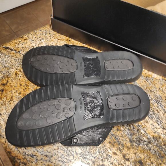 Rare Born Monroe Black Sandals Size 11 USA Model M3722 main image 5